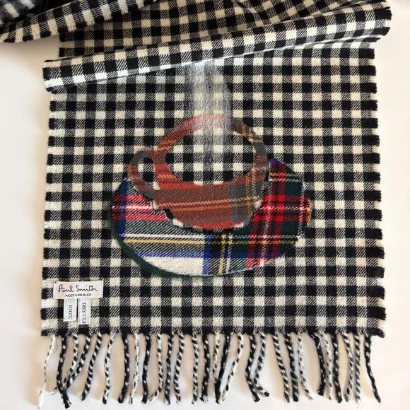 Paul Smith Gingham Scarf - Picture 5 of 8